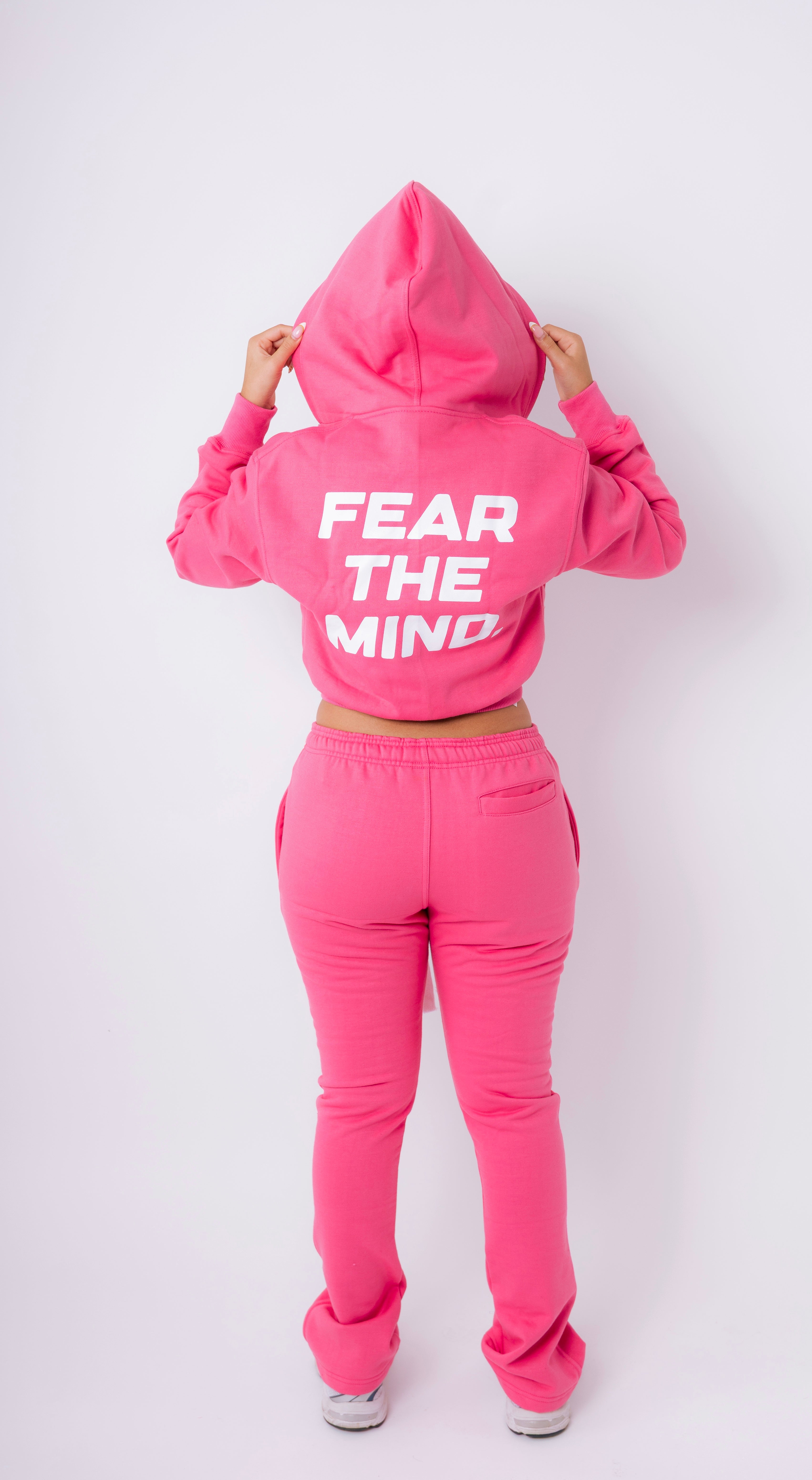 PINK FLARED PANTS