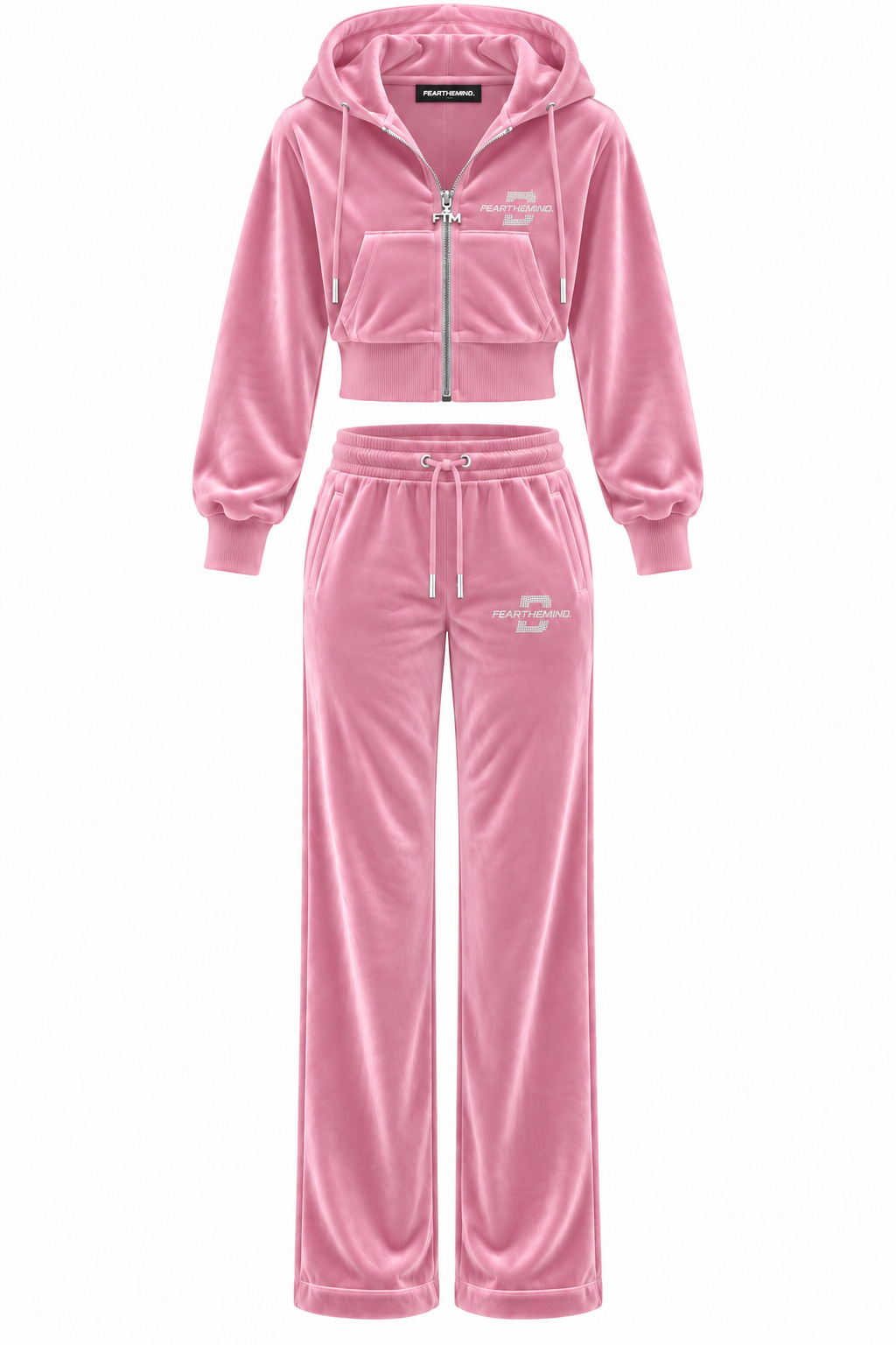 FEARLESS VELOUR SET BABY PINK