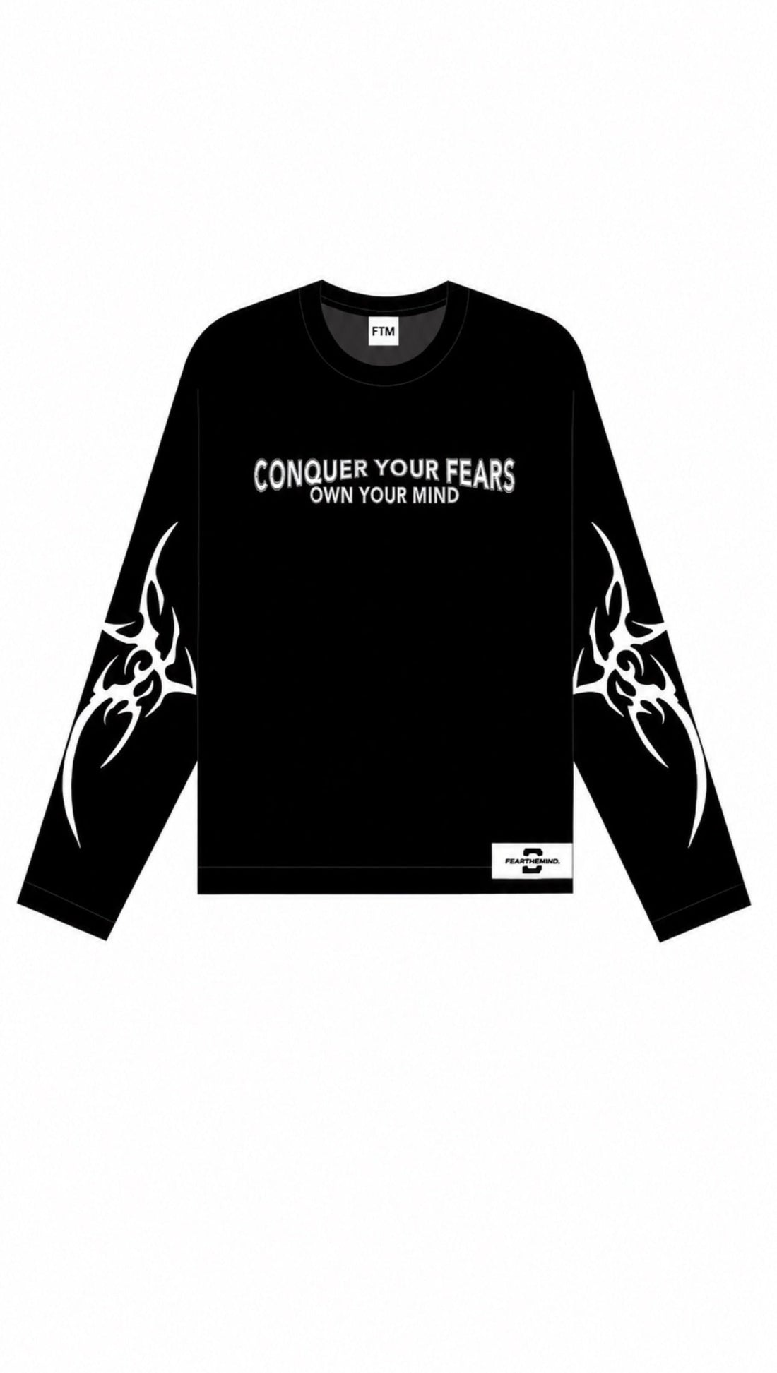Conquer Your Fears Longsleeve Black