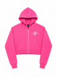 FTM PINK CROP HOODIE