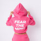 model, 5 ft 4 in a small cropped FTM hoodie